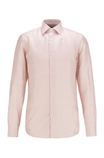 Koszula BOSS Slim Fit Głęboka Różowe Męskie (Pl51567)